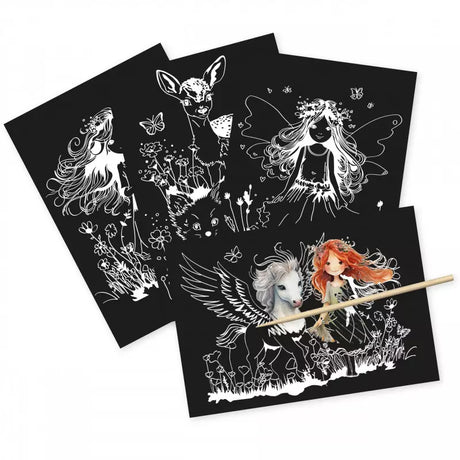 Kratzpapier Block XL Elfenprinzessin