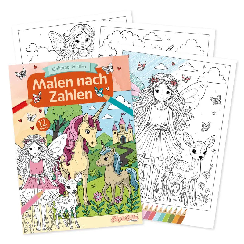Malen nach Zahlen Einhorn