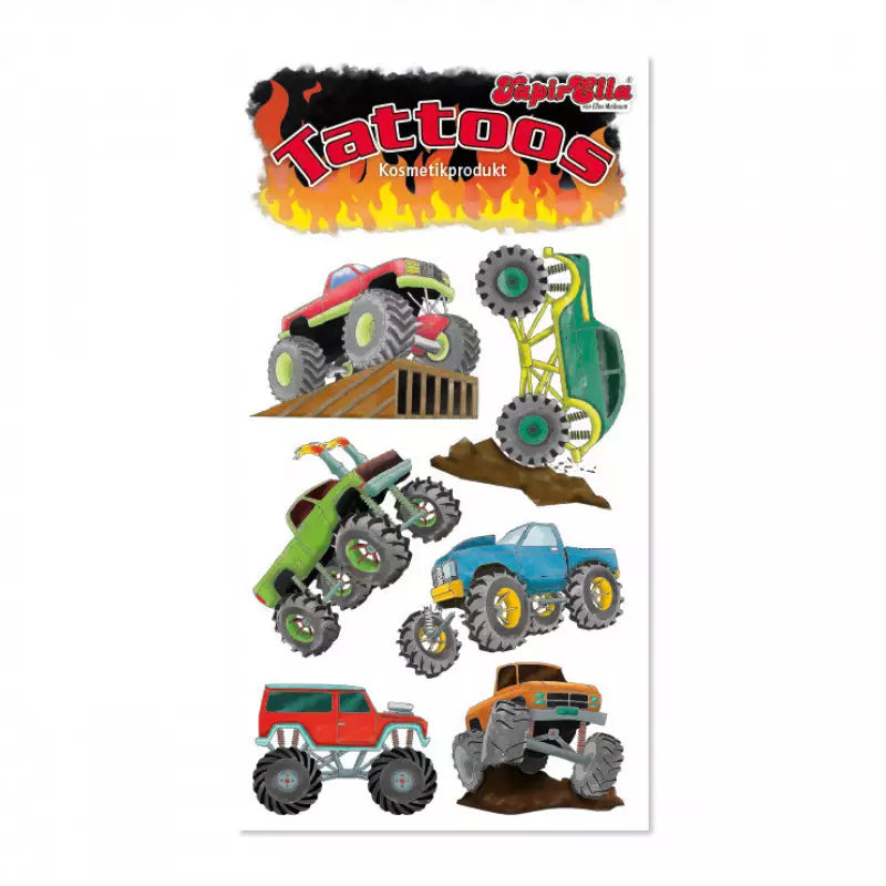 Kinder Tattoo Monstertruck