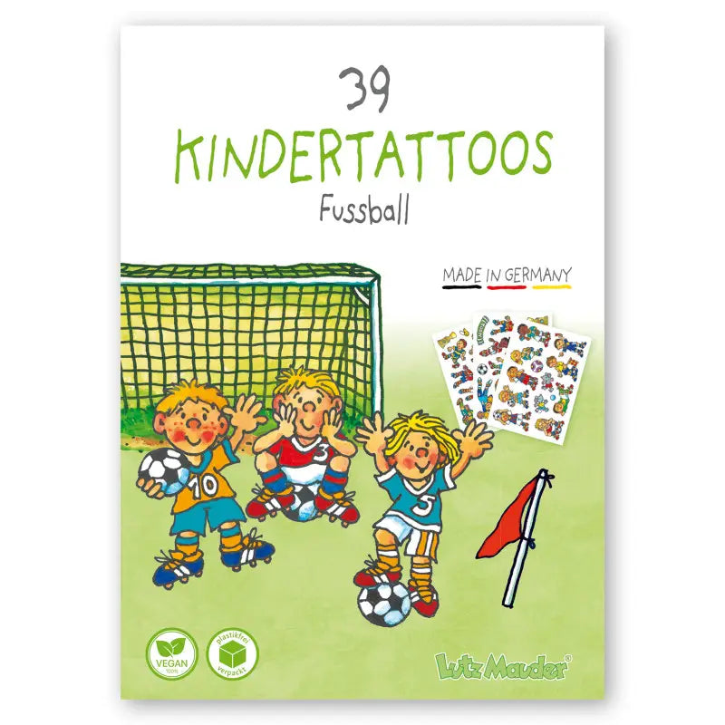 Kinder Tattoo Tapirella Fussball