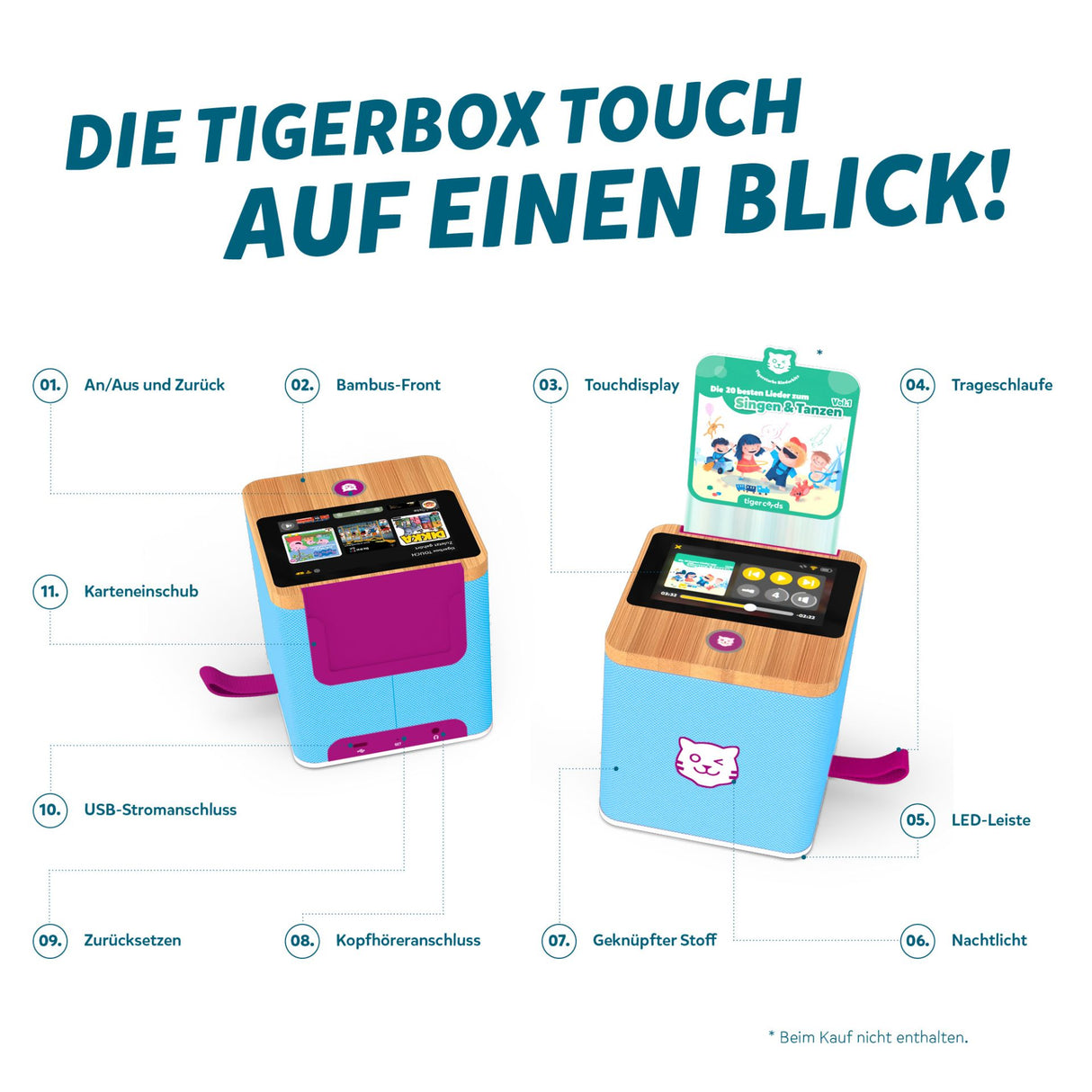 tigerbox TOUCH PLUS Miami Sky - Swiss-Edition