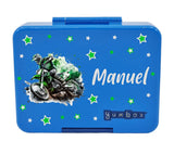 Znünibox Yumbox Mini Snack Surf Blue Dinosaurier
