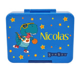 Znünibox Yumbox Mini Snack Surf Blue Dinosaurier