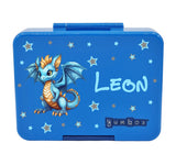 Znünibox Yumbox Mini Snack Surf Blue Dinosaurier