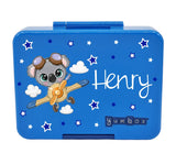 Znünibox Yumbox Mini Snack Surf Blue Dinosaurier