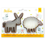 Ausstechformen Set Decora Esel und Schaf