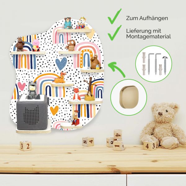 Toniebox 1 & 2 Regal zum Aufhängen After The Rainbow