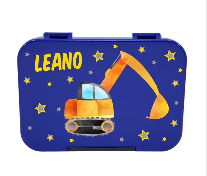 lunchbox bagger, lunchbox bedruckt, lunchbox spülmaschinenfest, lunchbox personalisiert, lunchbox kinder personalisiert, lunchbox schweiz, znünibox bagger, znünibox junge, znünibox personalisiert, znünibox kinder personalisiert, znünibox kinder unterteilt, znünibox schule, znünibox kindergarten, znünibox blau, lunchbox blau, yumbox personalisiert, yumbox, baurelia box