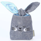 Osternest Hasetasche Blau