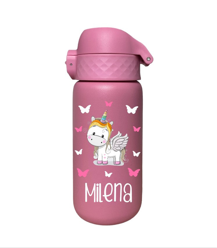 Kinder Thermosflasche Ion8 350ml Rosa