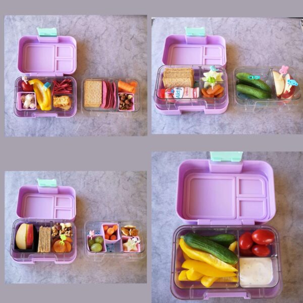 Znünibox Munchbox Munchi Snack Glitzer Violett