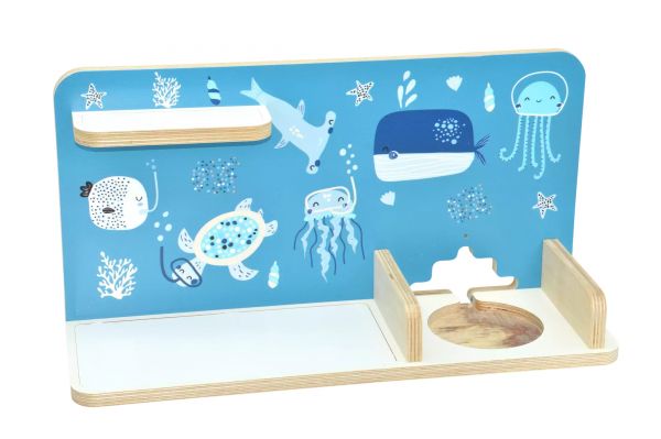Toniebox 1 & 2 Regal Rechteck Unterwasserwelt