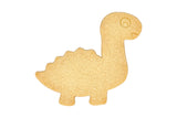 Edelstahl Ausstechform Diplodocus mit Prägung