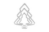 Edelstahl Ausstechformen Tannenbaum 3er Set