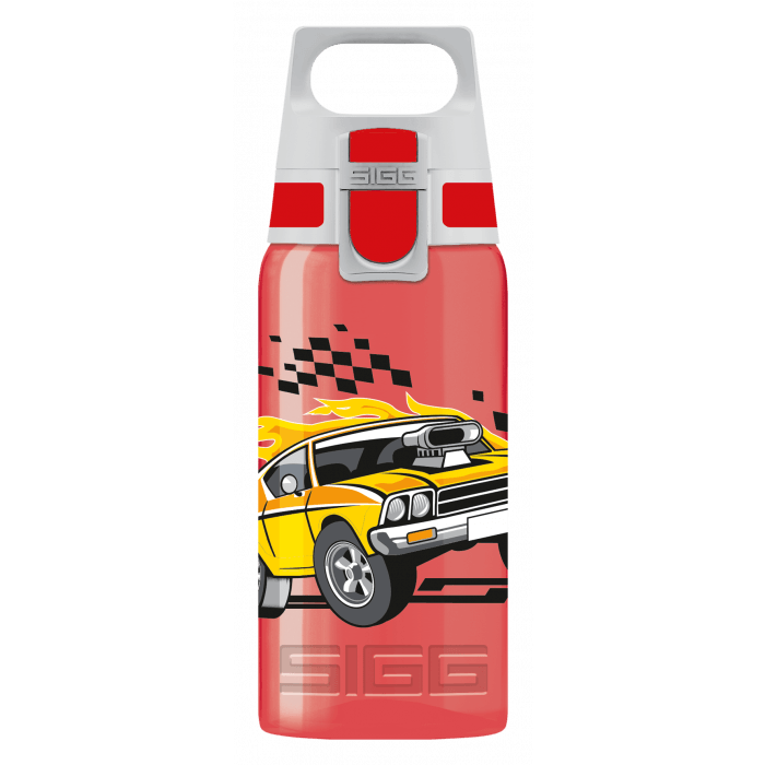 Kinder Trinkflasche Sigg Viva One 500ml Rennauto