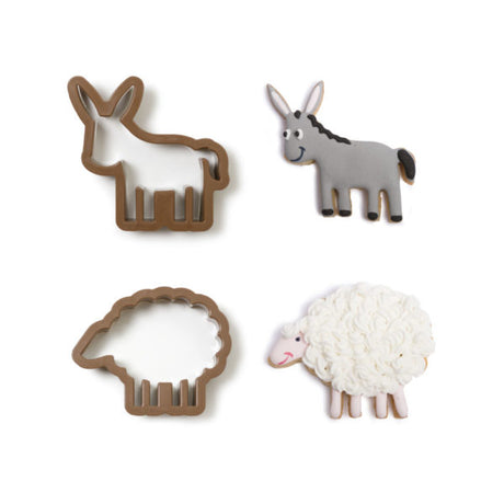 Ausstechformen Set Decora Esel und Schaf