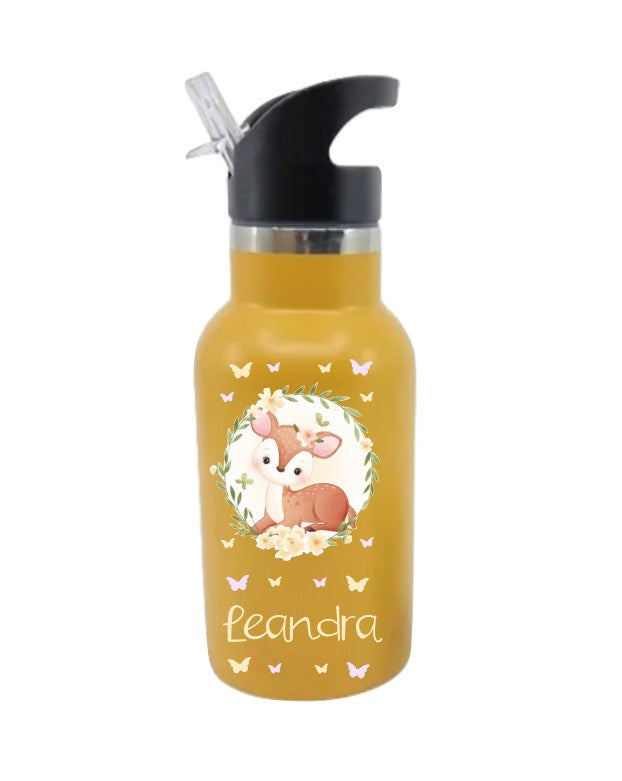 Kinder Thermosflasche Fresk 350ml Sonnengelb