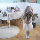 Kinder Handtasche Hase Grau