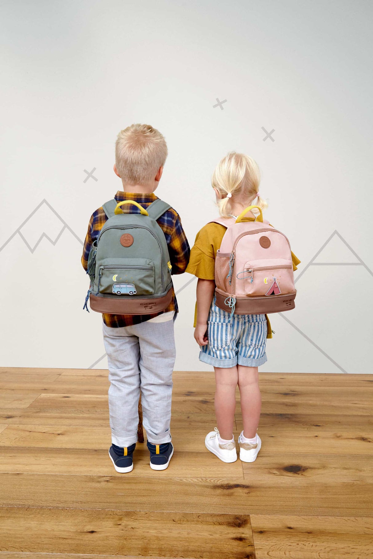 Kinderrucksack Kindergartenrucksack Lässig Mini Backpack Adventure Bus
