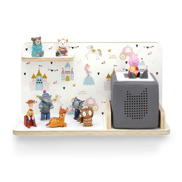Toniebox 1 & 2 Regal Rechteck kleine Prinzessin