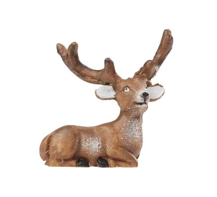 Wichtelzubehör Figur Hirsch Liegend