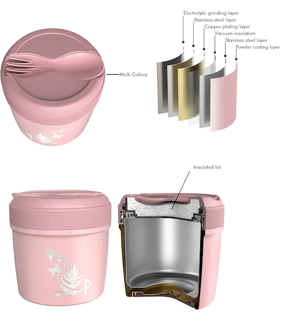 Thermobehälter Carl Oscar Spirit Rosa