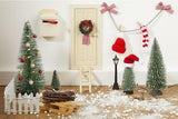Wichtelzubehör Tanne mit Schnee 2er Set 6cm