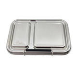 Edelstahl Znünibox Baurelia Box Eco mit 2 Unterteilungen Pastellblau
