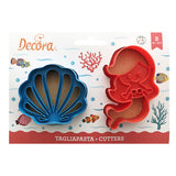 Ausstechformen Decora Set Meerjungfrau