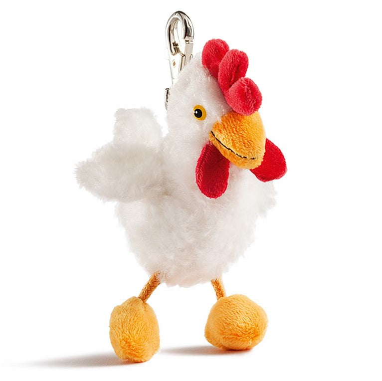 Schlüsselanhänger Plüsch Huhn