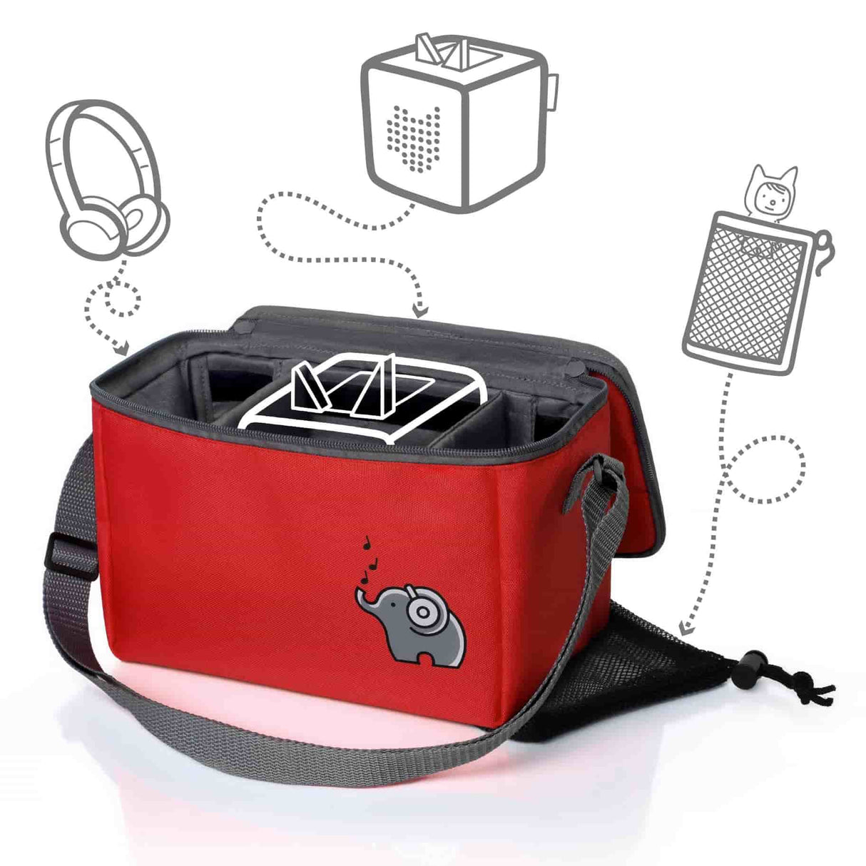 Toniebox-Tasche Rot