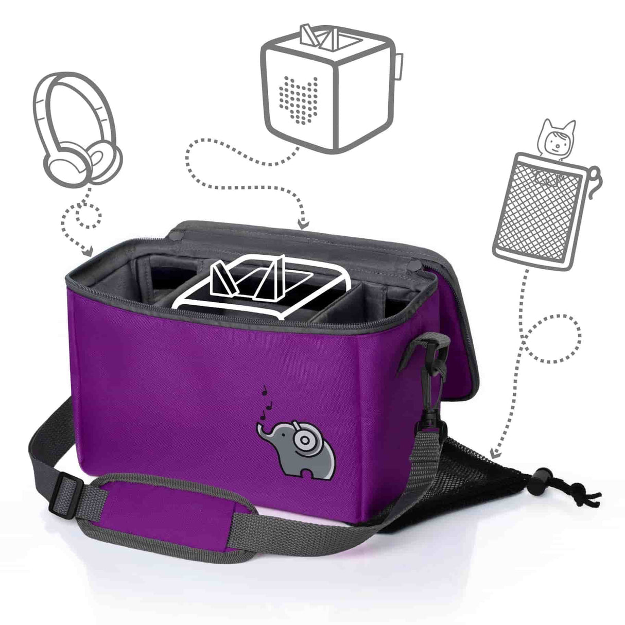 Toniebox-Tasche Violett