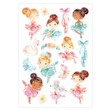 Kinder Tattoo 100 Stück Ballerina