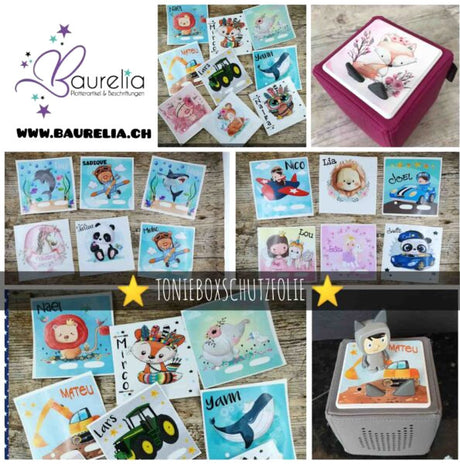 Schutzfolie Toniebox Regenbogen 16