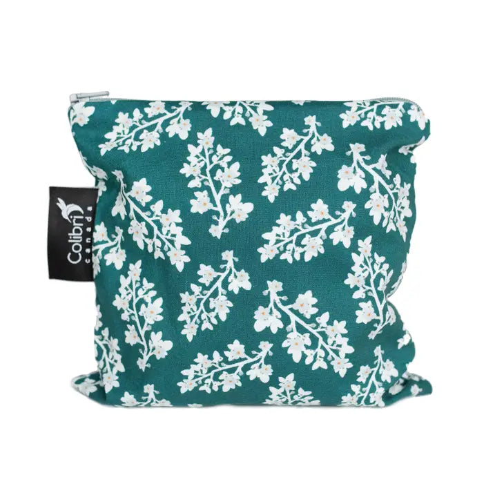 Lunchbag Colibri Blume Grün