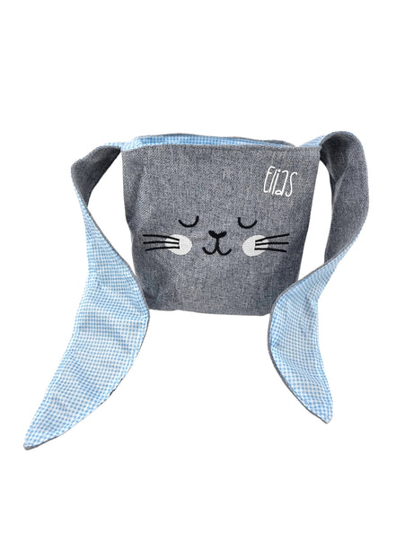 Osternest Hasetasche Blau