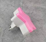 Nachtlicht Steckdose Stern LED Pink