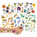 Kinder Tattoo 100 Stück Metallic Set Jungs