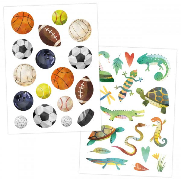 Kinder Tattoo 100 Stück Metallic Set Jungs