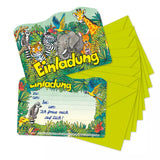 Einladungskarten Kindergeburtstag Zootiere
