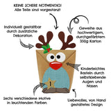 Adventskalender Rentiere Blau