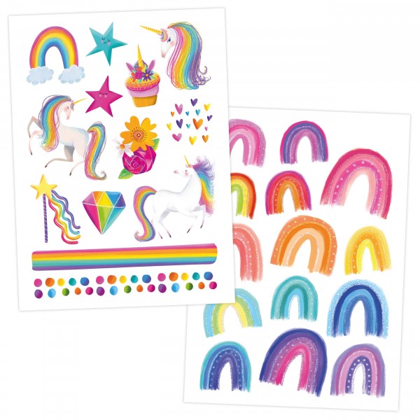 Kinder Tattoo 100 Stück Metallic Set Mädchen