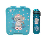 SET Znünibox und Trinkflasche Baurelia Box Midi mit Ion8 500ml Türkis