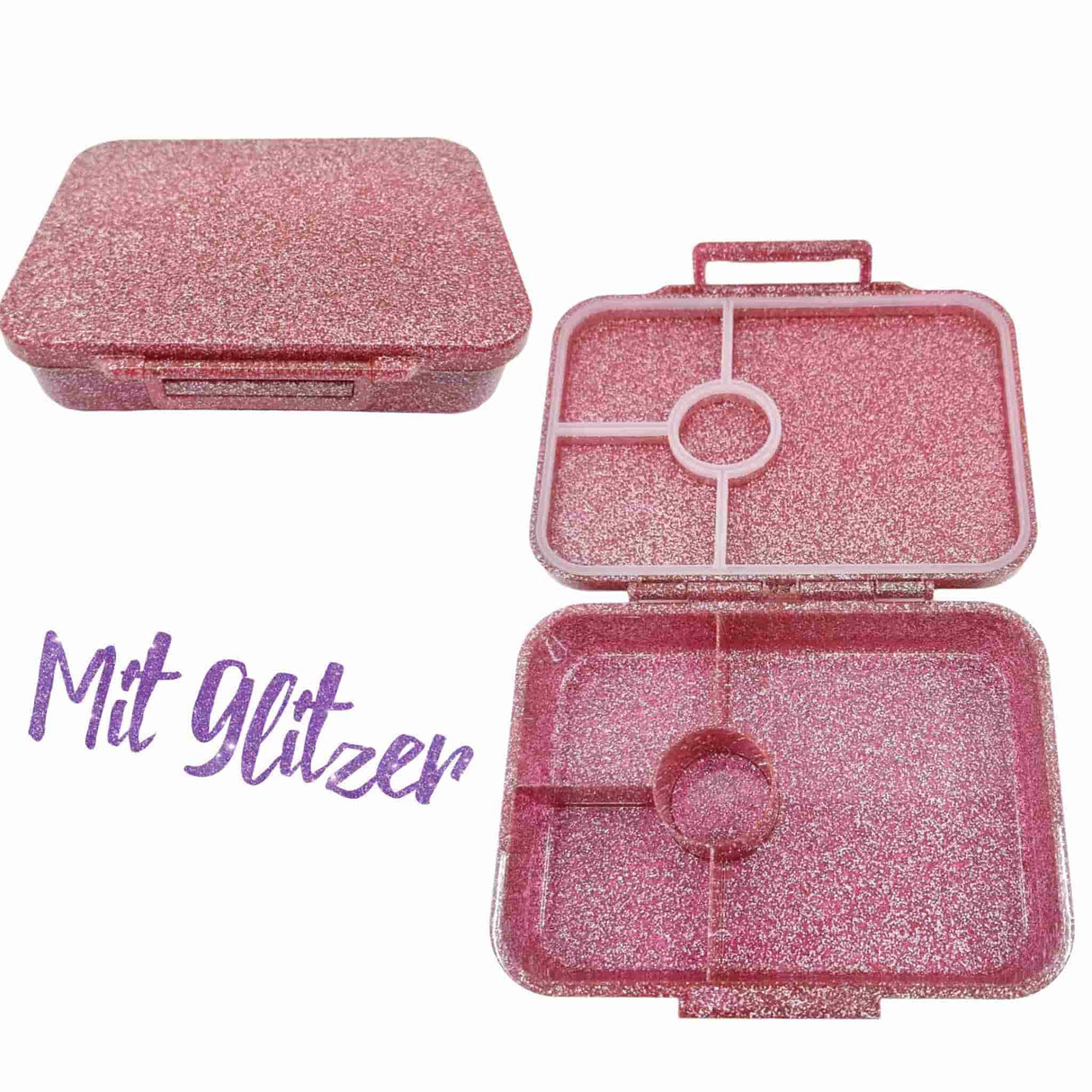 Znünibox Bento Glitzer Pink