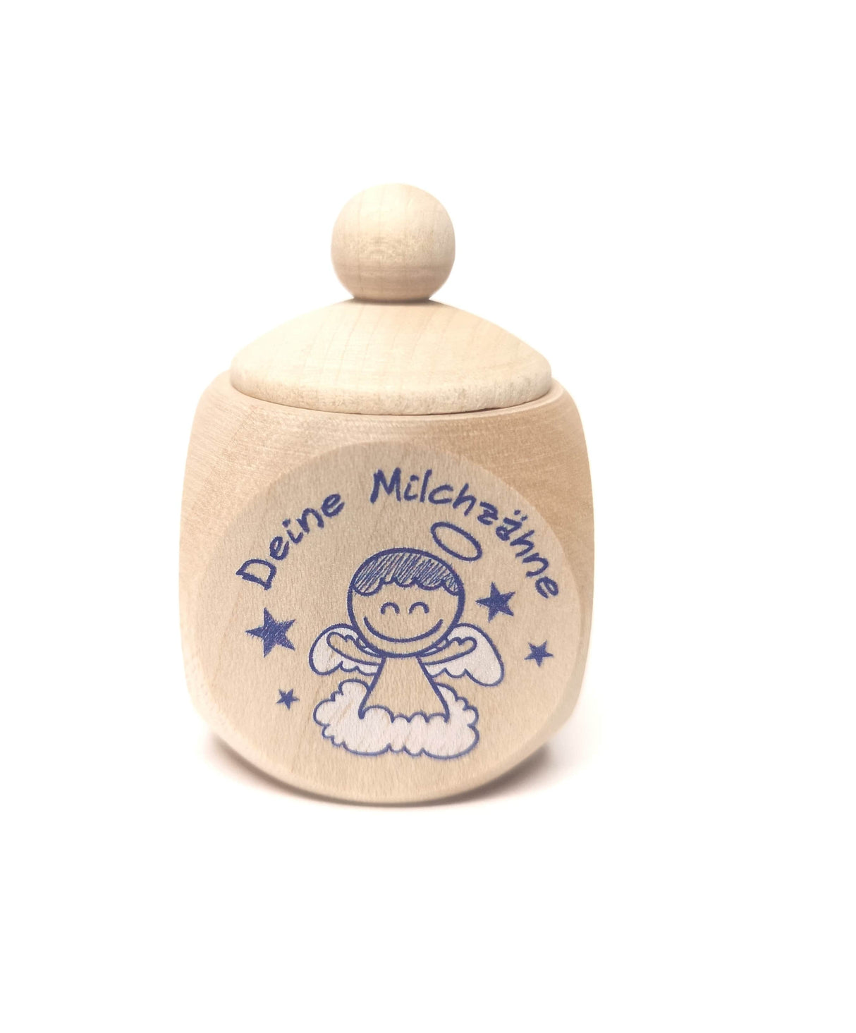 Milchzahndose Schutzengel Blau