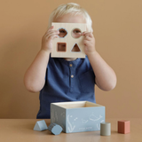 Little Dutch Holz Formen Steckspiel Blau