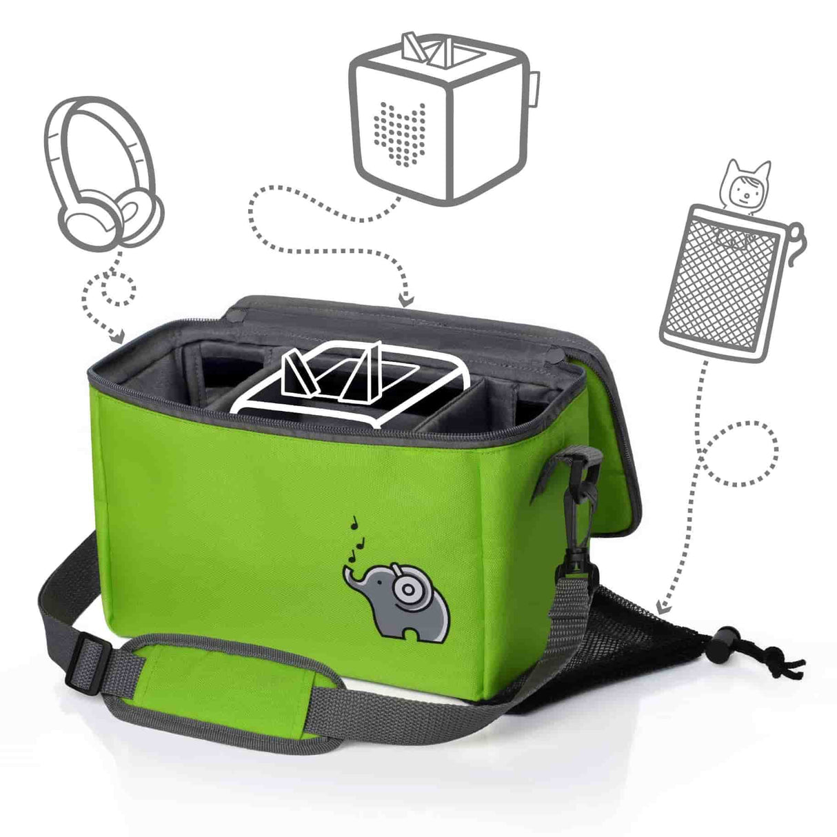 Toniebox-Tasche Grün