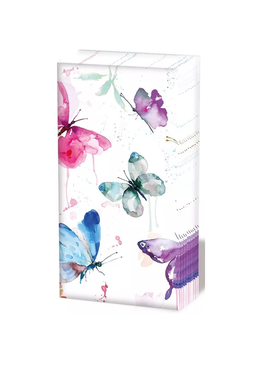 Taschentücher mit Muster Schmetterling