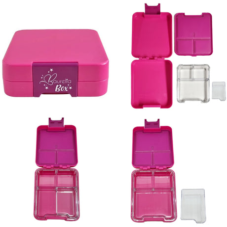 SET Znünibox und Trinkflasche Baurelia Box Midi mit Camelbak Kids Pink