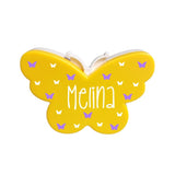 Nachtlicht Steckdose Schmetterling LED Gelb